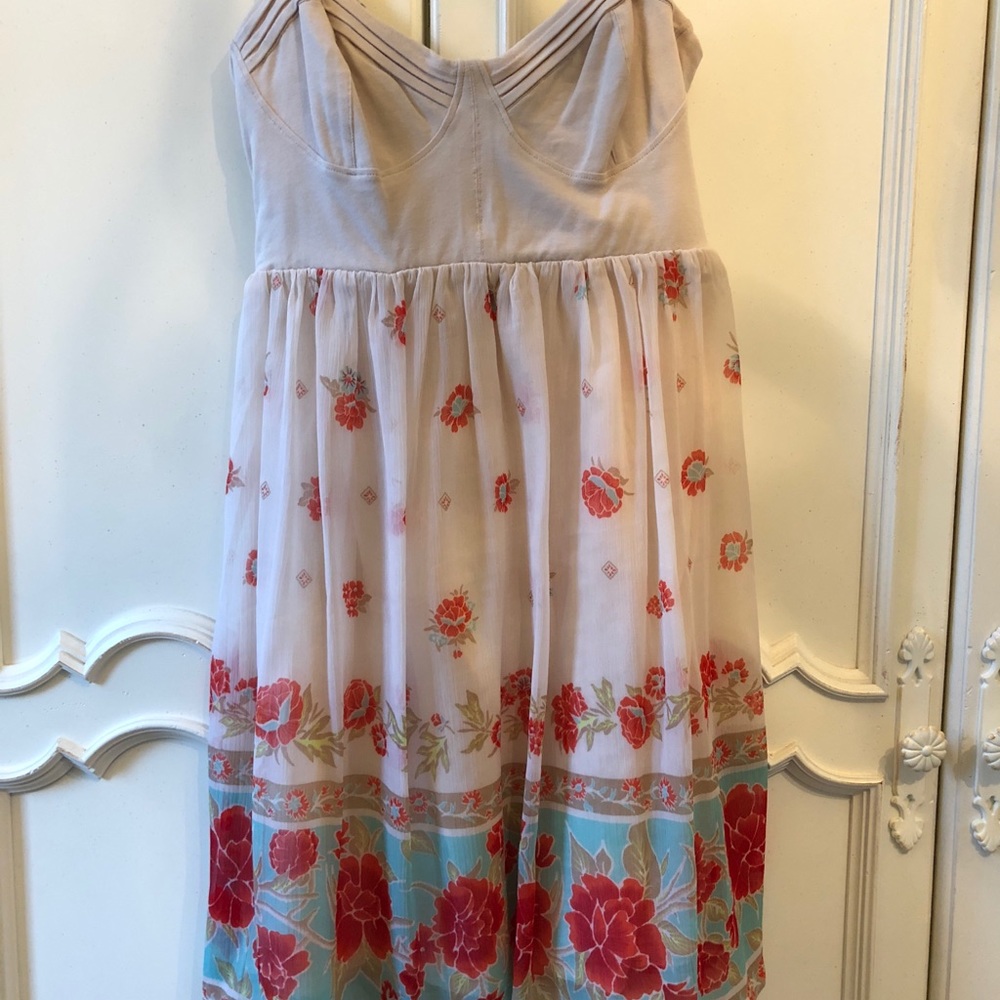 Billabong floral chiffon dress